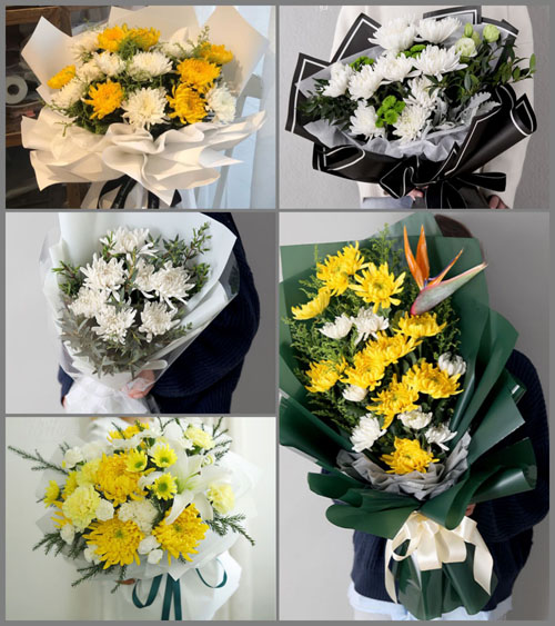 贵州六盘水六枝特区龙河镇新院村白事花束代送